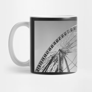 Black White Ferris Wheel Mug